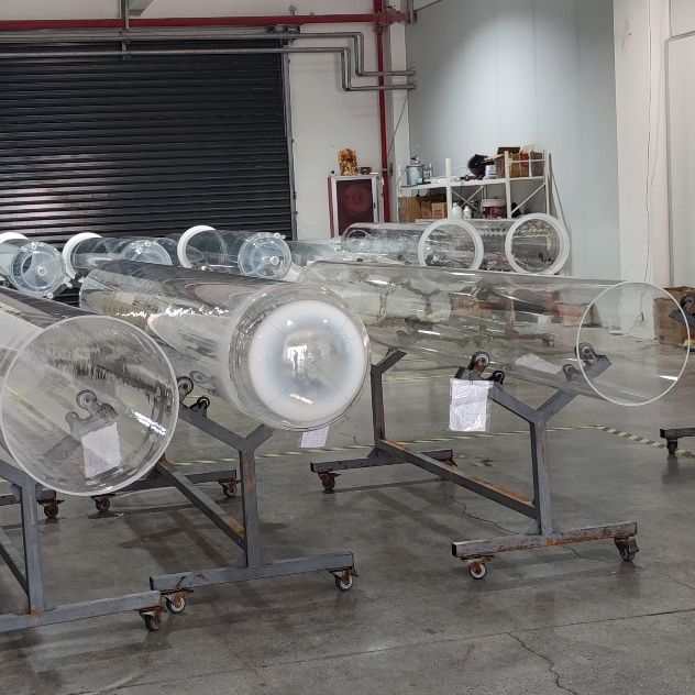 Clear Quartz Tube Ø2mm-Ø960mm | Series Q-C100