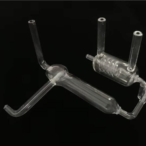Quartz spiral tube condenser, diameter 3mm to 500mm, Q-C600 series