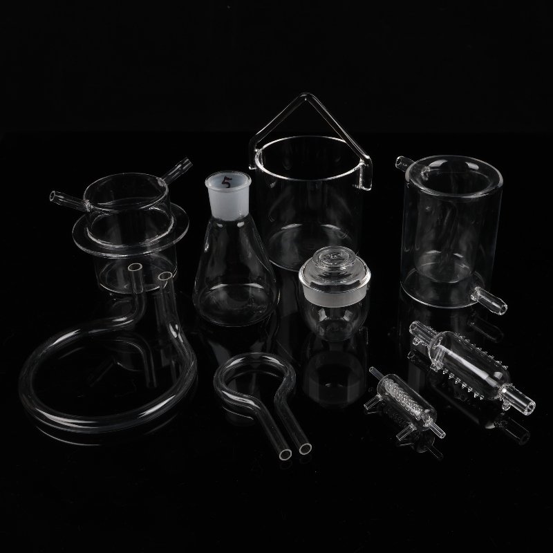 Quartz flask, diameter 5mm to 800mm, Q-M400 series