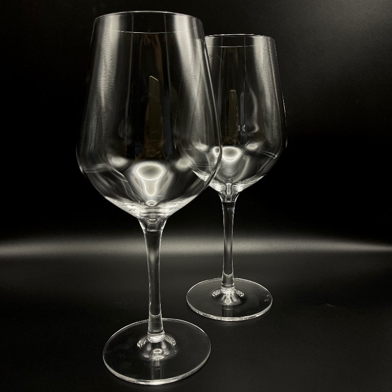 Quartz wine glass