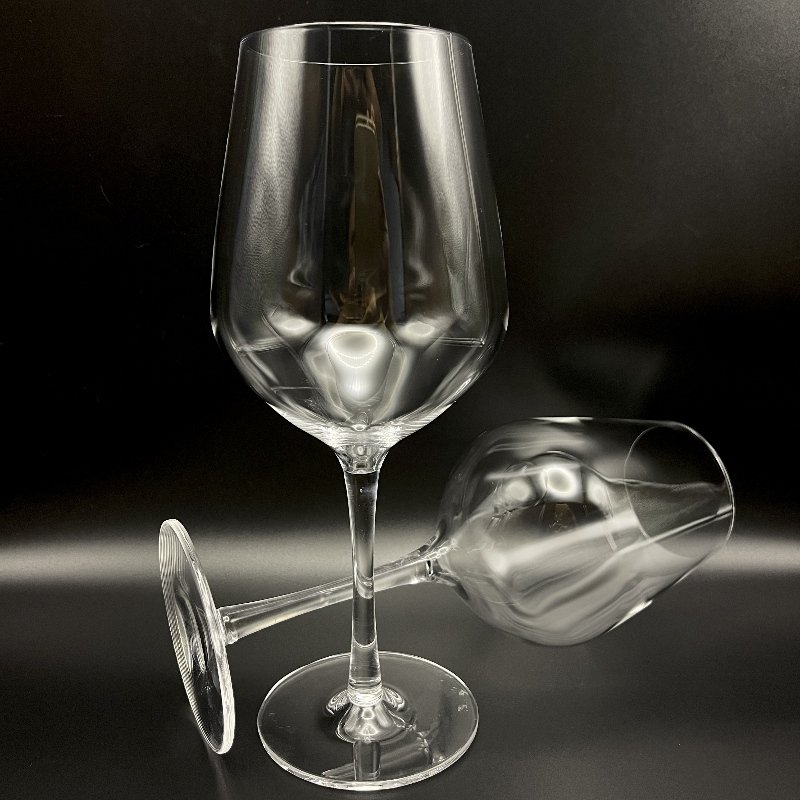Quartz wine glass