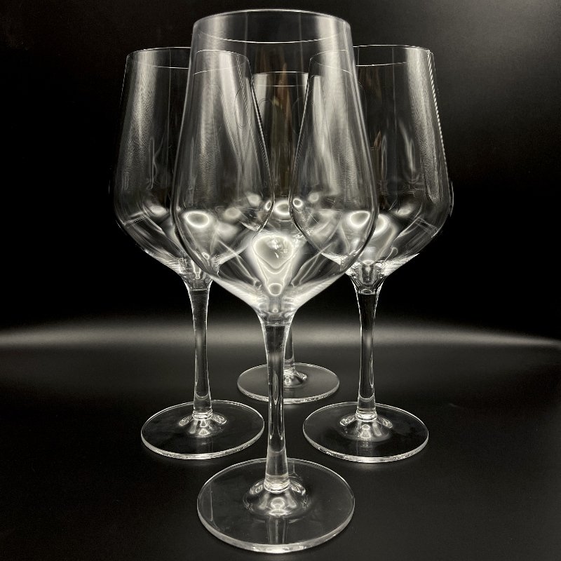 Quartz wine glass