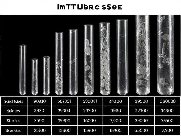 Quartz Tubes Sizes Chart
