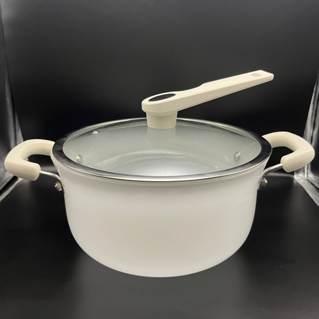 clear crystal quartz pot for healthy soup cooking fused silica cookware